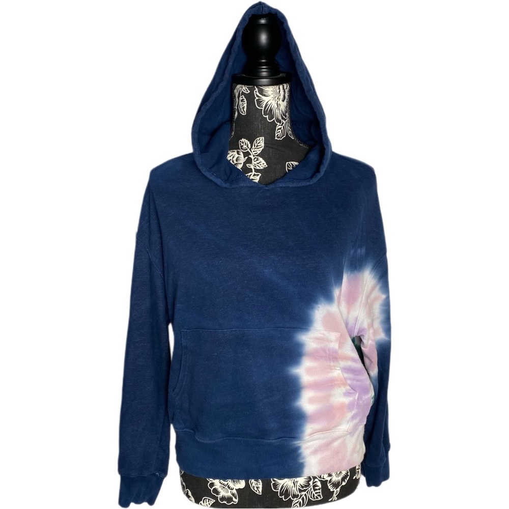 Wildfox Ombre Tie dye Hoodie Sweatshirt Blue Pink Purple Green